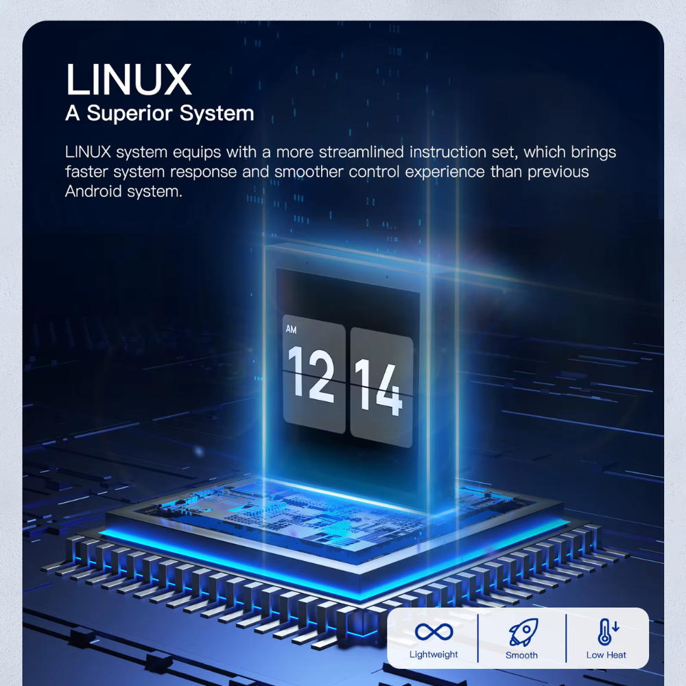 شاشة تحكم مركزية ذكية بشاشة لمس 4 إنش مدعومة بخاصية Alexa المدمجة وتقنية Zigbee للتحكم الصوتي واللاسلكي بأكثر من 100 جهاز منزل ذكي من تويا