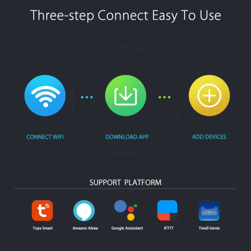 حساس حركة WIFI ذكي (بطاريتان CR123A ×2 أو USB) نظام تويا او سمارت لايف