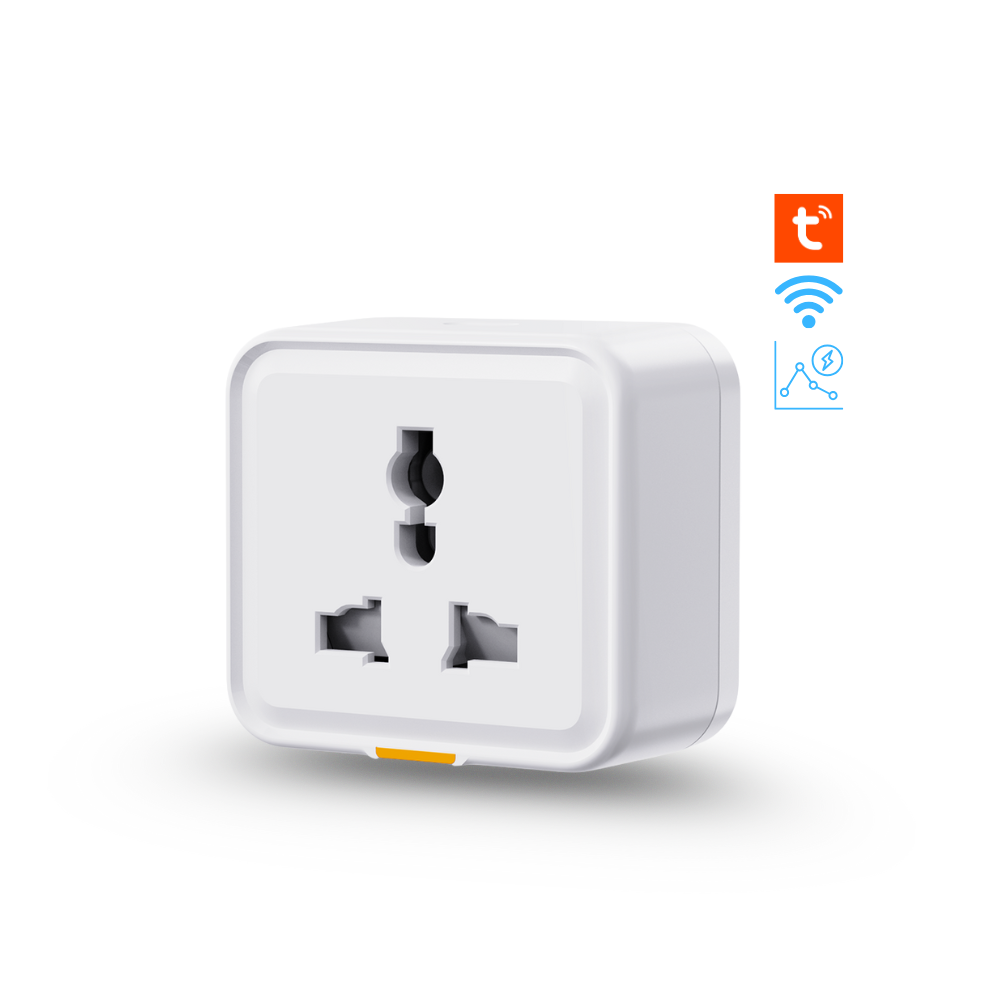 بلك ذكي واي فاي وتردد RF433- ١٦ امبير يدعم مراقبه الطاقه وتحكم عن بعد عبر المساعدات الصوتيه وتطبيق تويا