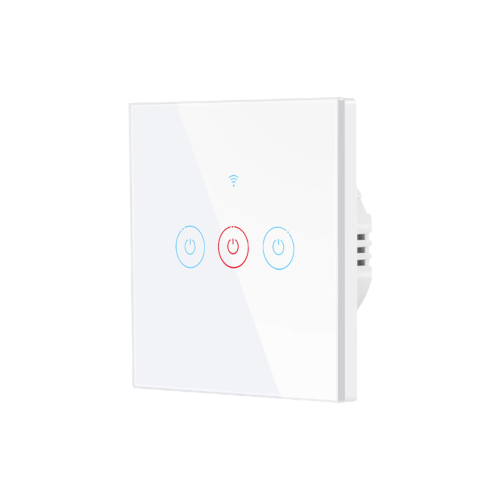 سوج ذكي ثلاثي لمس يتميز بامكانيه ربطه مع بارد او بدون بارد تحكم عن بعد متوافق مع تطبيق تويا وسمارت لايف