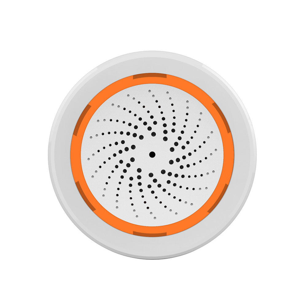 صفارة إنذار ذكية Zigbee ضوئية وصوتية نظام tuya -smart life