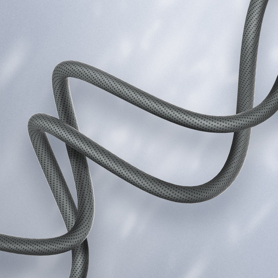 كابل شحن سريع ٦٥واط منفذ (type-C to type-C)طول1 متر ماده TPE توفر قدرة على الانحناء دون تكسر ، لشحن ونقل البيانات