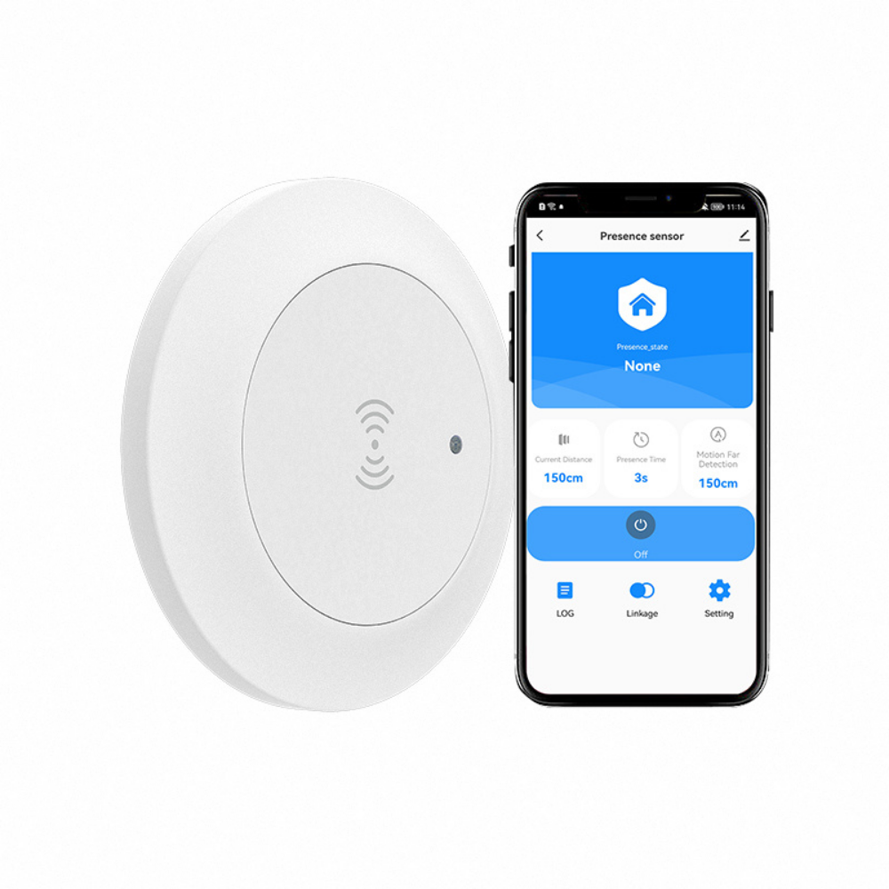 مستشعر تواجد الإنسان والإضاءة الذكي بتقنية رادار الموجات المليمترية ونظام Zigbee – يعمل كهرباء مباشر تركيبات السقف/الجدار