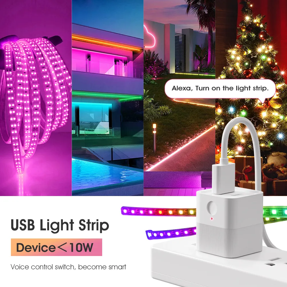 ادابتر ذكي وايفاي (مدخل USB-C مخرج USB-C-USB ) – تحكم عن بُعد عبر تطبيق تويا