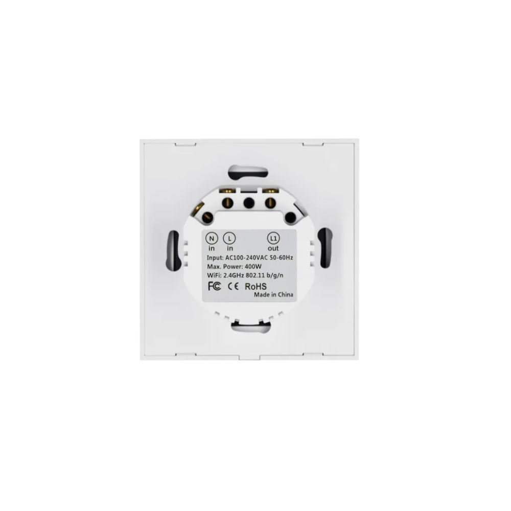 مفتاح مروحة سقفية ذكي WiFi يعمل باللمس – تحكم عن بُعد بخمس سرعات – يدعم تطبيق Tuya وSmart Life