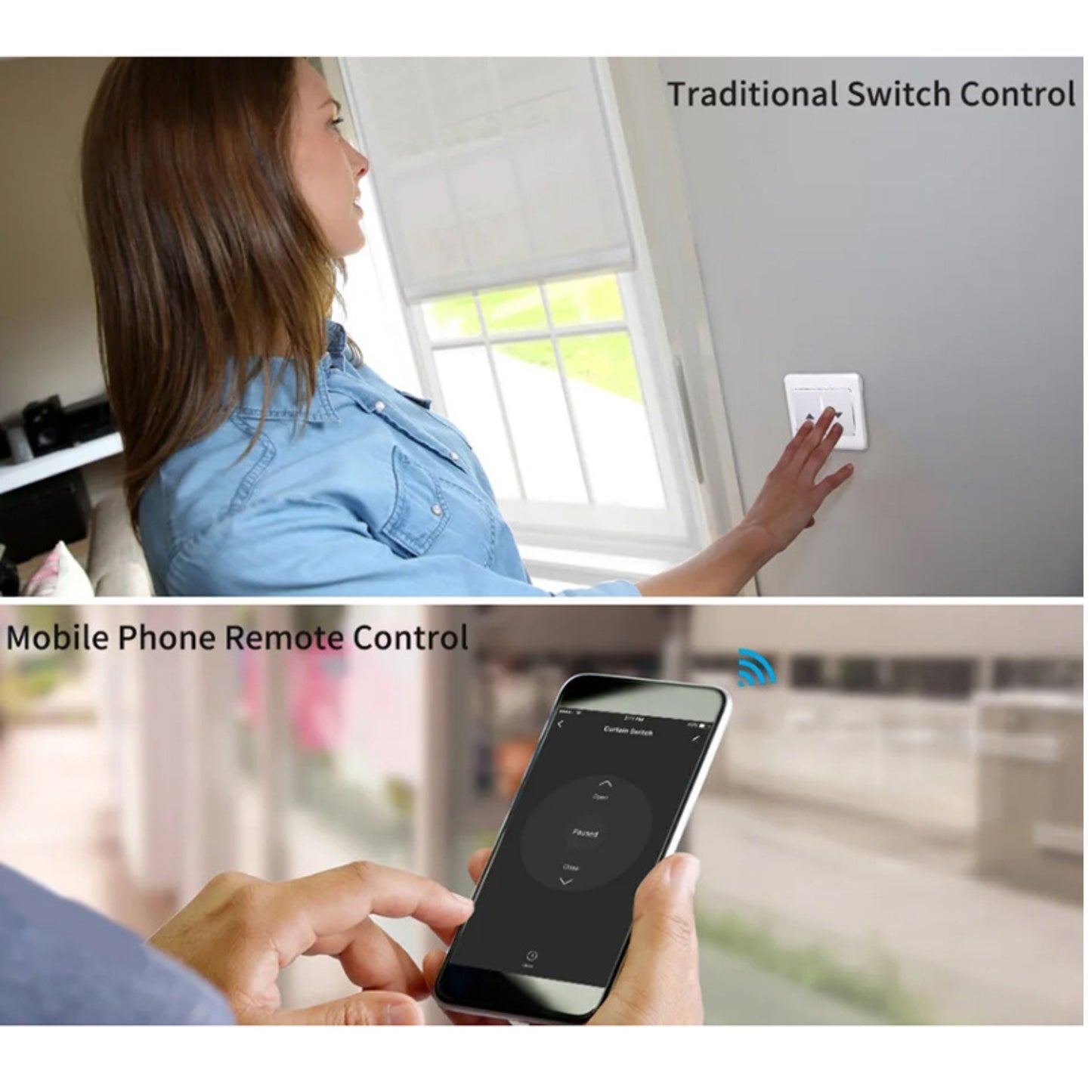 وحدة ستائر ذكية Zigbee – قناة واحدة (1CH) | تعمل مع تطبيق Smart Life