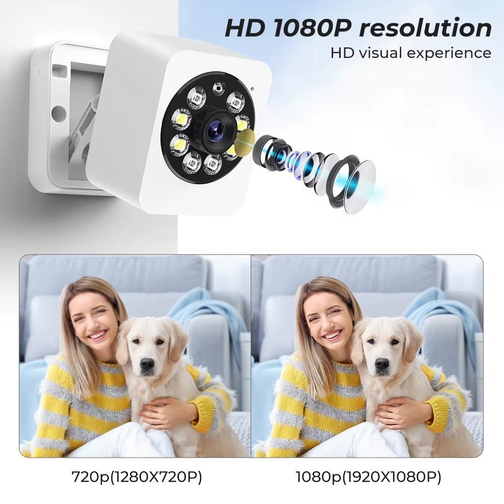 كاميرا مراقبة داخلية ذكية بدقة 1080p من Tuya | كشف الحركة البشرية وميزة الرؤية الليلية - SMARTIFY