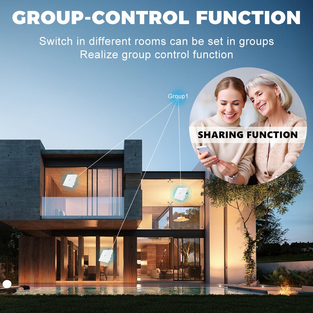 مفتاح ذكي بقدره ٤٠ امبير للتحكم في سخان المياه والمكيف والإنارة مع دعم الواي فاي والبلوتوث - SMARTIFY