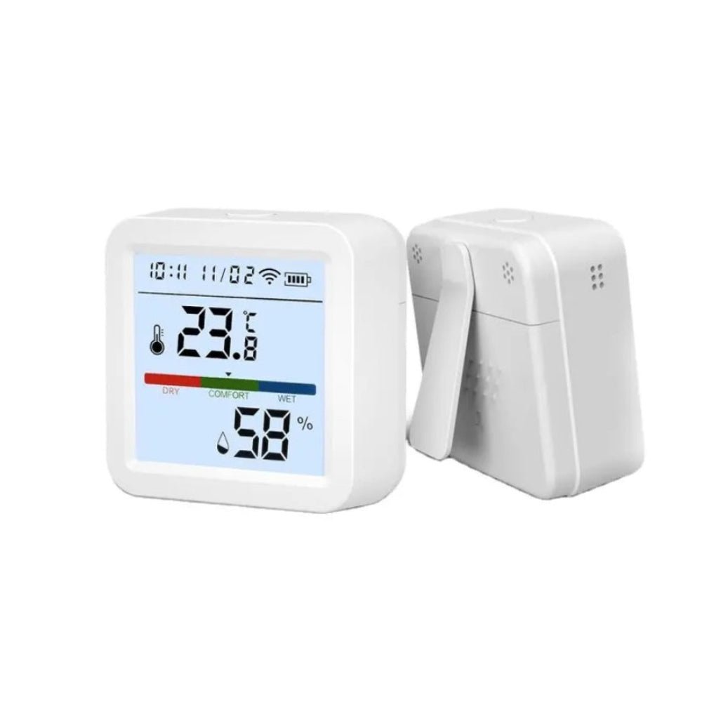 مستشعر درجة الحرارة والرطوبة الذكي WiFi من Tuya - يدعم Alexa وGoogle Home - SMARTIFY