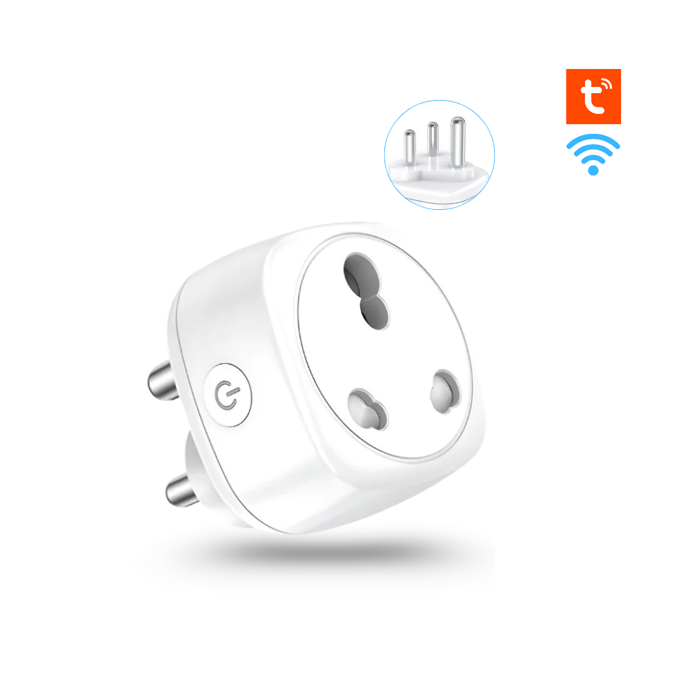 Tuya 16 Amp Smart Plug, Heavy Duty, Wi-Fi, with Power Monitoring and Child Lock