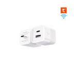 Smart Wi-Fi adapter (USB-C input, USB-C-USB output) – Remote control via Tuya app