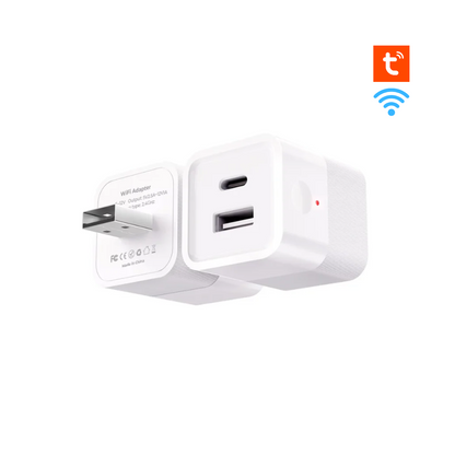 ادابتر ذكي وايفاي (مدخل USB مخرج USB-C-USB ) – تحكم عن بُعد عبر تطبيق تويا