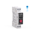 Smart WiFi circuit breaker, 1-63A, eWeLink app, over/under voltage protection.