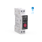 Smart WiFi circuit breaker, 1-63A, eWeLink app, over/under voltage protection.
