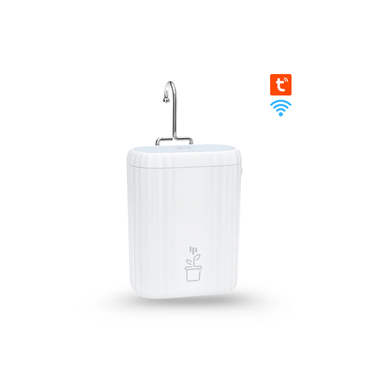 جهاز الري الذكي بالتنقيط WiFi+BLE مزود ببطارية مدمجة ودعم تطبيق Tuya – لنظام الري الآلي للنباتات حتى 10 أوعية