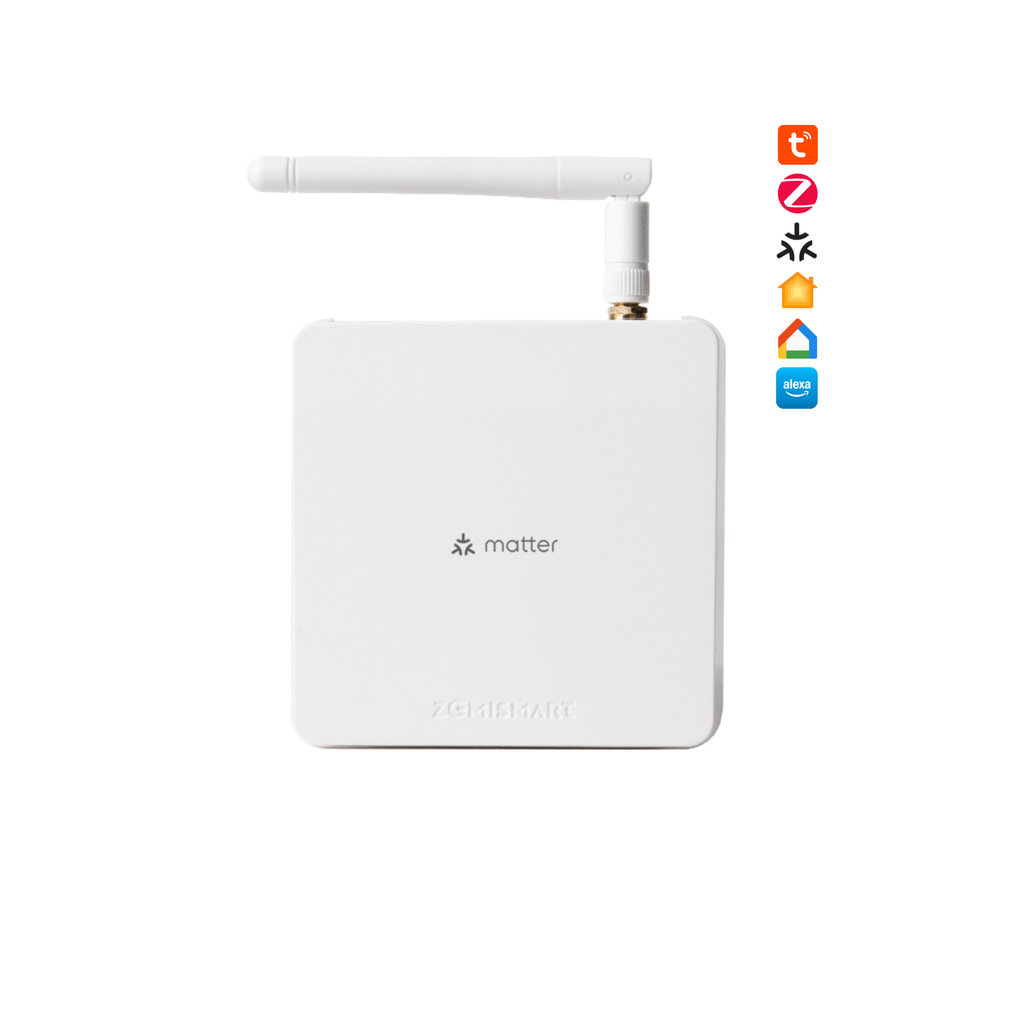 هاب (M6) زیرەکی تویا بە سیستەمی (ZIGBEE, MATTER)، ئاماژەیەکی بەهێز و داپۆشینی گشتگیر.