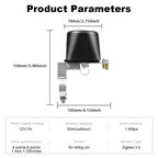 MOES Zigbee Smart Valve for Gas and Water Control, Tuya App