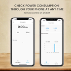 Smart WiFi circuit breaker, 1-63A, eWeLink app, over/under voltage protection.