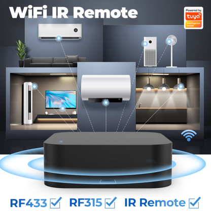 ريموت ذكي شامل IR+RF عبر Wi-Fi نظام تويا وسمارت لايف