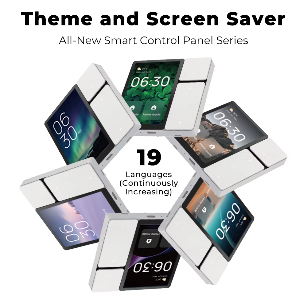 پەنێلی کۆنتڕۆڵی زیرەکی بچووک – Smart Control Panel Mini ٣ دوگمەی کۆنتڕۆڵی IR
