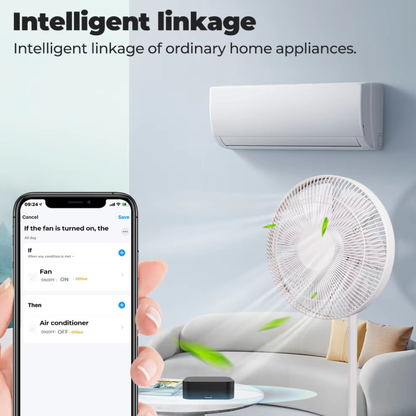 ريموت ذكي شامل IR+RF عبر Wi-Fi نظام تويا وسمارت لايف