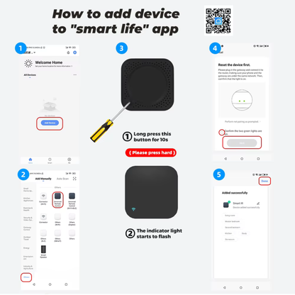 ريموت ذكي شامل IR+RF عبر Wi-Fi نظام تويا وسمارت لايف