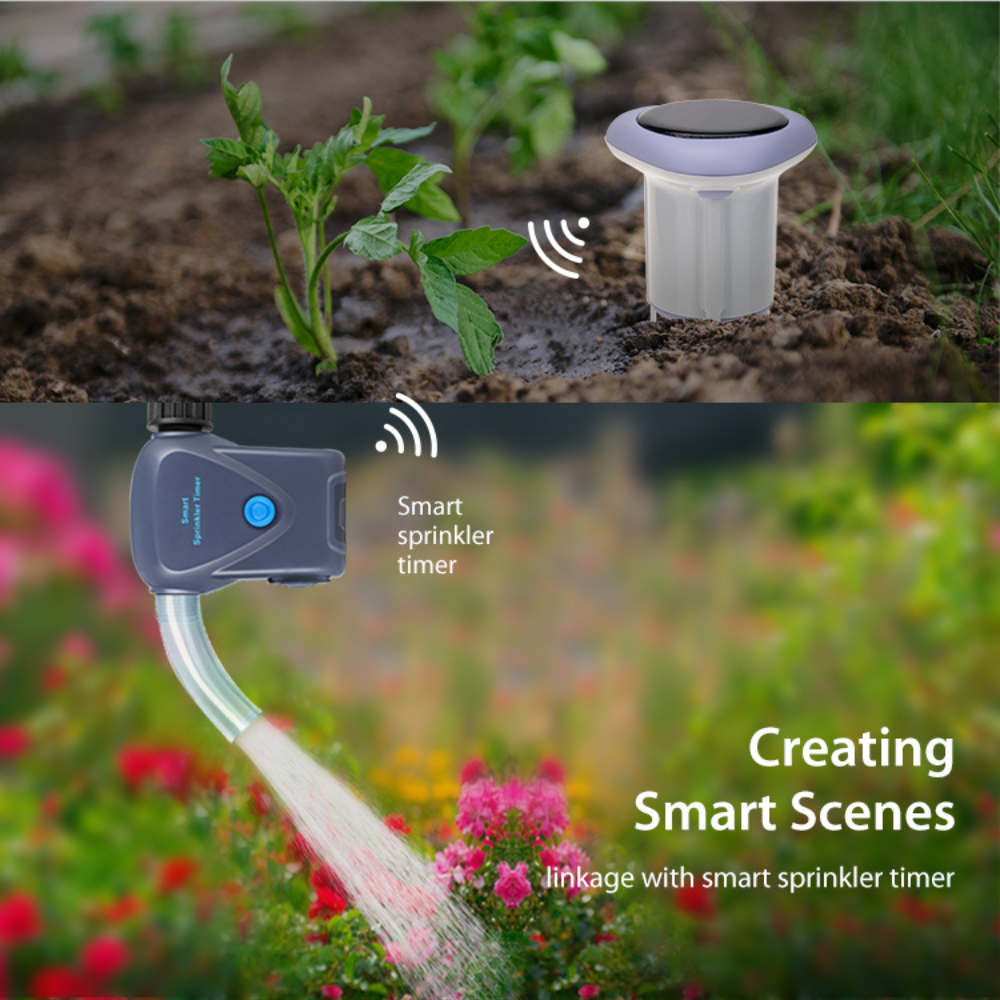 مستشعر ذكي لقياس خصائص التربة بالطاقة الشمسية – ZigBee 3.0 مع دعم Tuya
