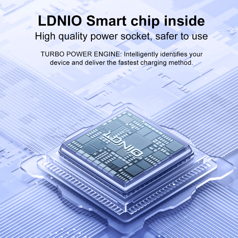 6-in-1 multi-socket with fast charging, advanced protection, and a 2-meter power cord.