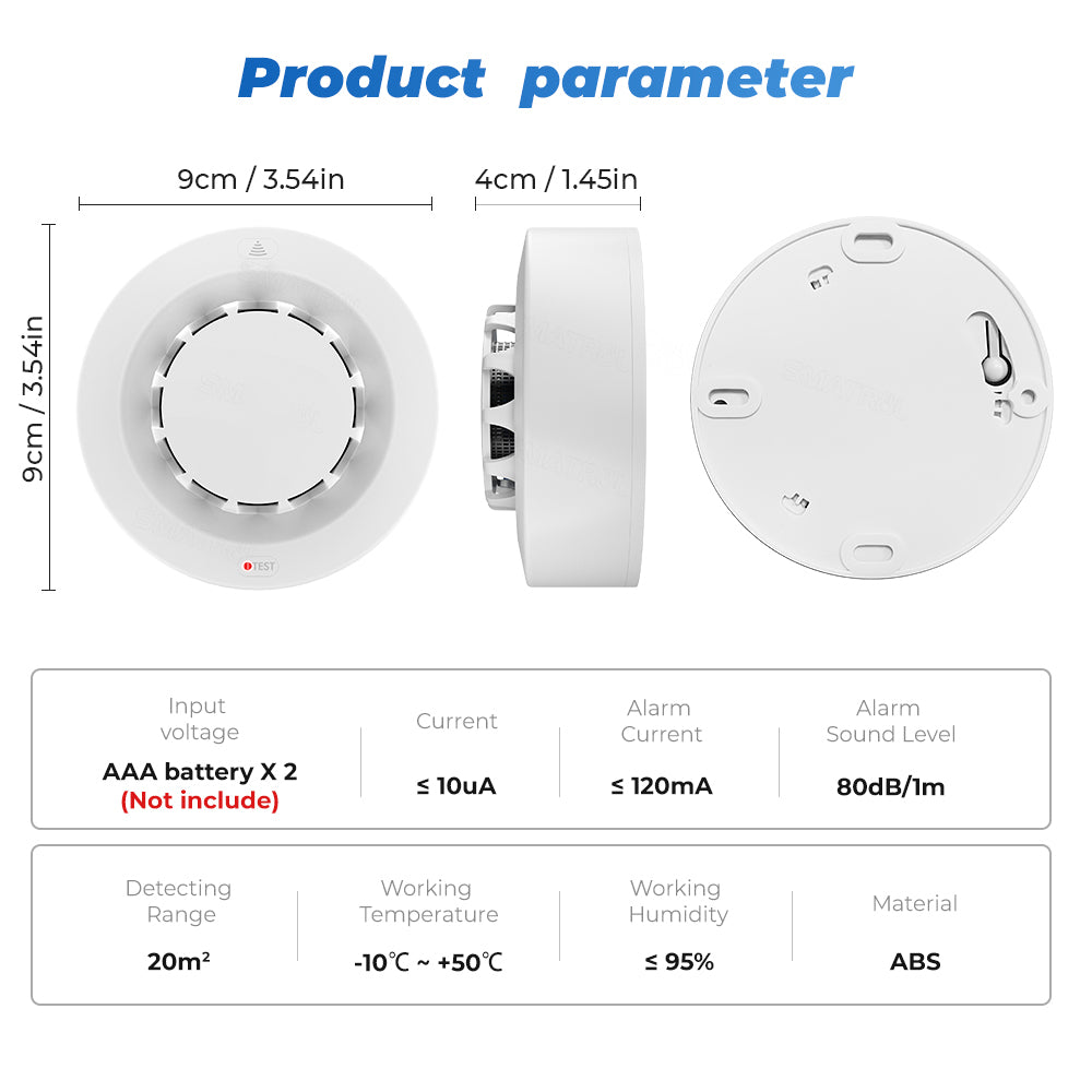Tuya Zippy Smart Smoke Detector