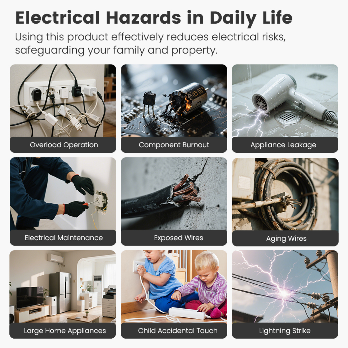 Smart switch 1-63 Amp, integrated protection with Earth Leakage system - Wi-Fi - Tuya 