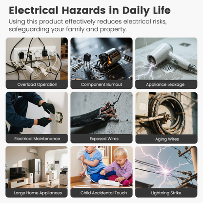 Smart switch 1-63 Amp, integrated protection with Earth Leakage system - Wi-Fi - Tuya 