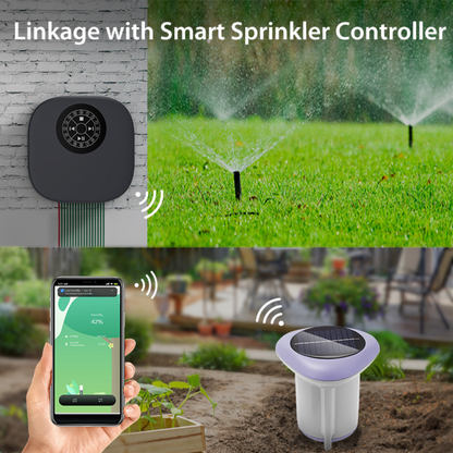 مستشعر ذكي لقياس خصائص التربة بالطاقة الشمسية – ZigBee 3.0 مع دعم Tuya