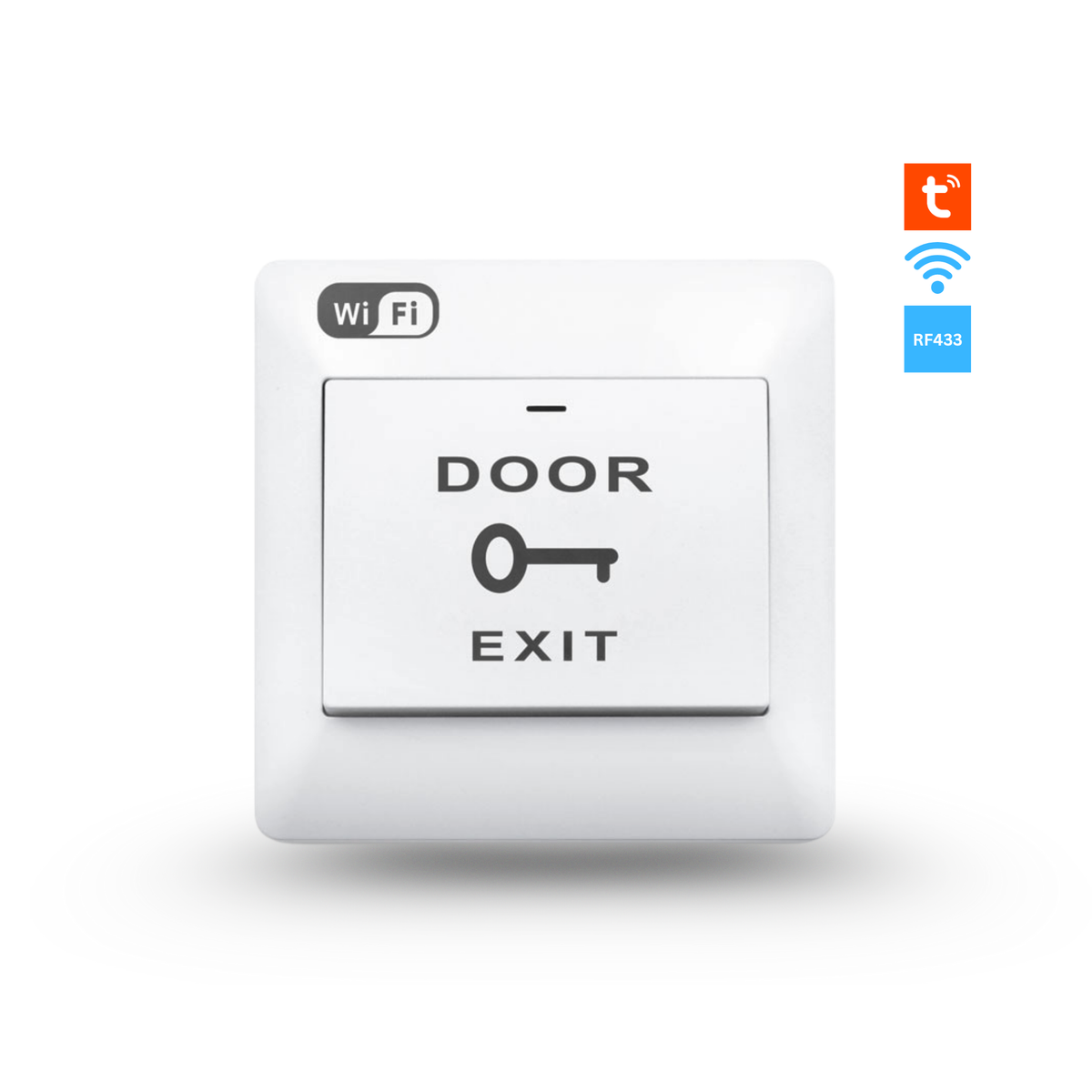 کلیلێکی زیرەکی دەرگا بە Wi-Fi و پشتگیریی RF433 – جۆری 86 (DC 12V)