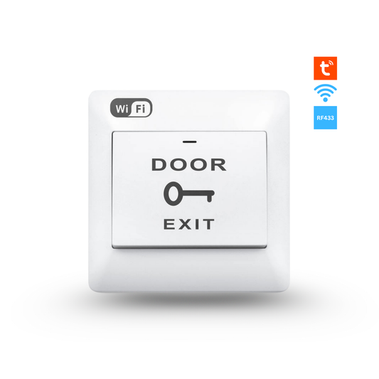 Wi-Fi Smart Door Control Switch with RF433 Support – Type 86 (DC 12V) 