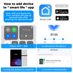 پەنێلی کۆنتڕۆڵی زیرەکی بچووک – Smart Control Panel Mini ٣ دوگمەی کۆنتڕۆڵی IR