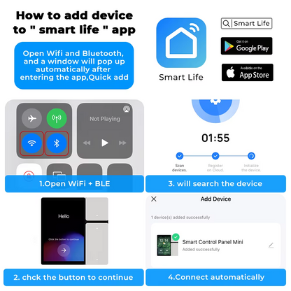 لوحة التحكم الذكية المصغّرة – Smart Control Panel Mini (الموديل: TPP06)