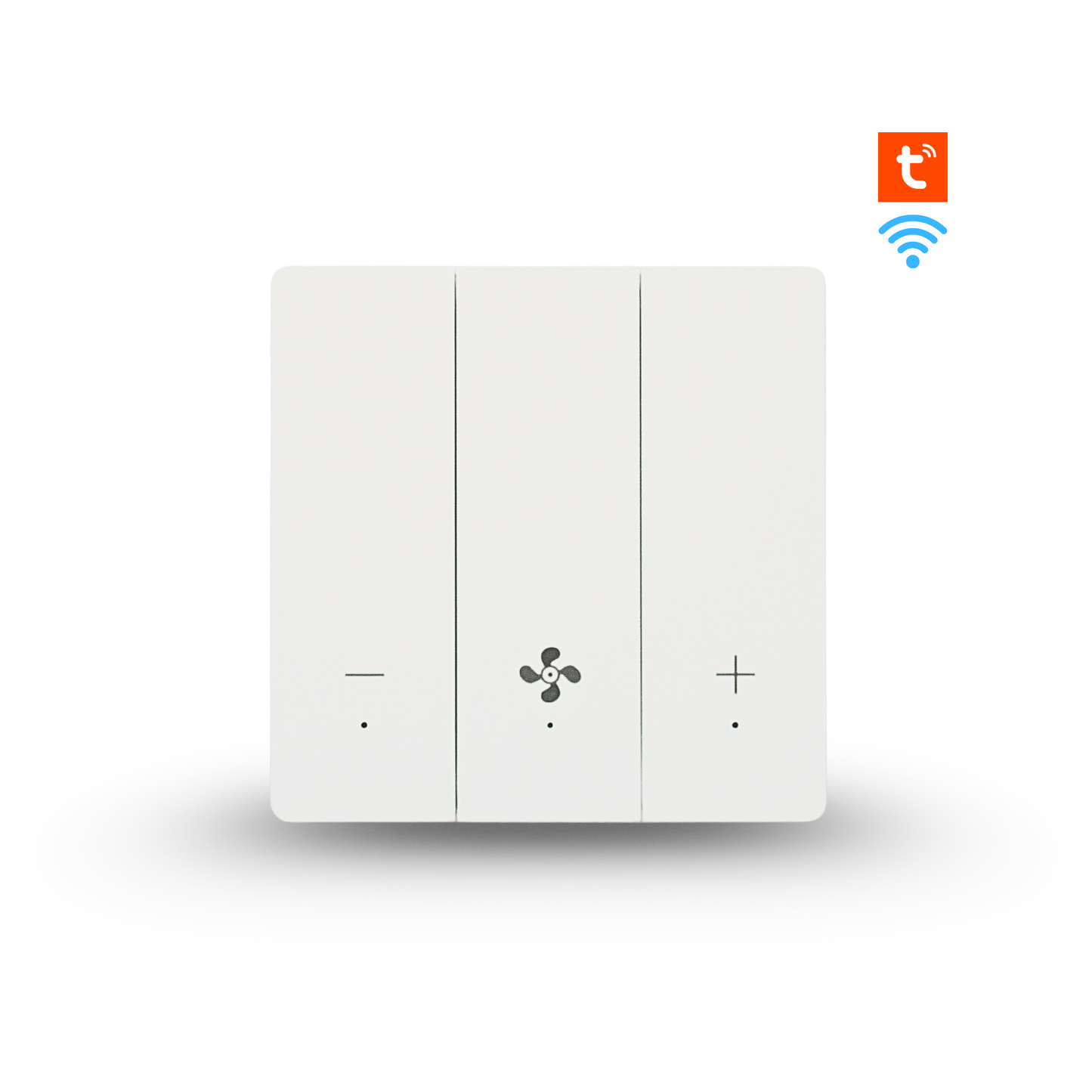 مفتاح مروحة ذكي  ضغط  5 سرعات نظام wifi -tuya -قفل اطفال اضاءه قابله للتعديل
