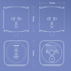 6-in-1 multi-socket with fast charging, advanced protection, and a 2-meter power cord.