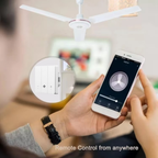 Smart fan switch, 5-speed pressure, Wi-Fi system - Tuya - Child lock, adjustable light