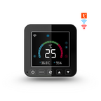 Smart air conditioner controller via Wi-Fi and IR with temperature and humidity display – Tuya