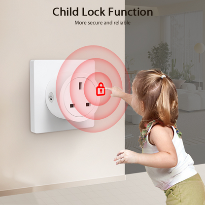 قابس ذكي Matter بقدرة 16 أمبير – واي فاي 2.4GHz مع مراقبة الطاقة والتحكم الصوتي (متوافق مع Tuya وApple Home وAlexa وGoogle Assistant وSmartThings)