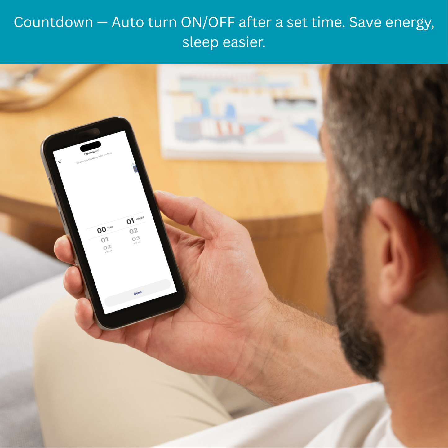 سوج ذكي لمس Wi-Fi (Tuya) — رباعي 4gang، أبيض — عرض 147 مم