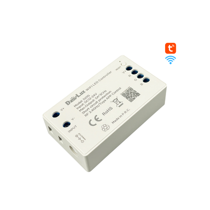 درايفر/متحكم RGB ذكي 12–24V (Wi-Fi Tuya) — تحكم احترافي بالإضاءة… بدون تغيير الشريط
