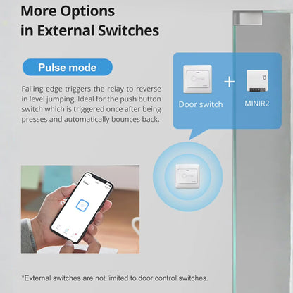 سويتش ذكي مخفي ثنائي الاتجاه – SONOFF MINIR2
