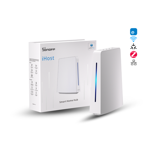 SONOFF iHost AIBridge – مركز تحكم منزلي محلي Zigbee 3.0 مع LAN | نسخة 2GB (RV1109)