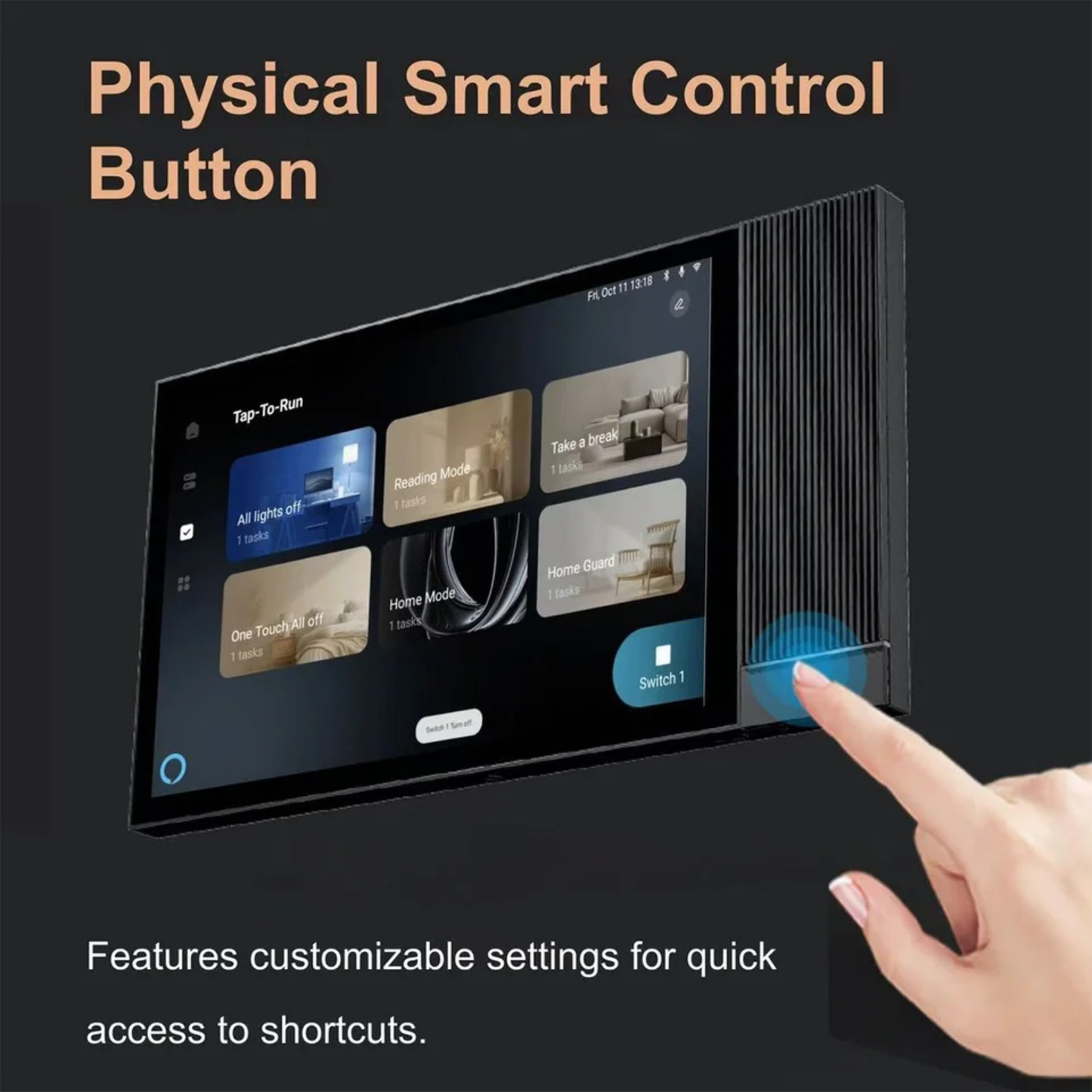 لوحة التحكم الذكية 8 بوصة — بوابة Zigbee/BLE مع تحكم صوتي اليكسا