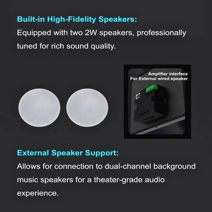 لوحة التحكم الذكية 8 بوصة — بوابة Zigbee/BLE مع تحكم صوتي اليكسا