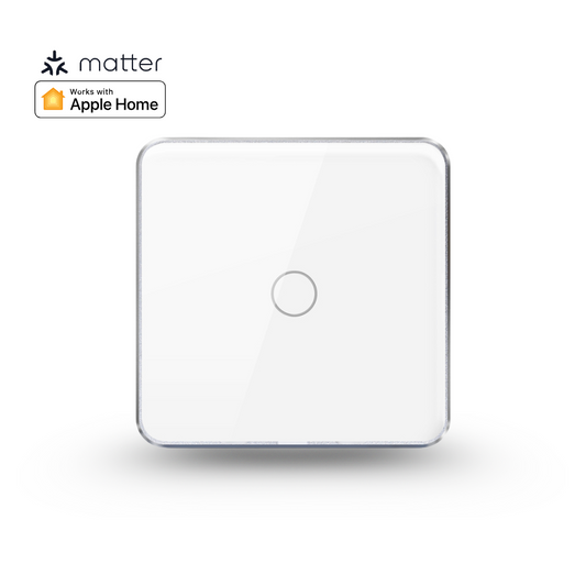 مفتاح لمس ذكي WiFi مع دعم Matter - زر  1/2/3/4- متوافق مع apple home  SmartThings و Google Home