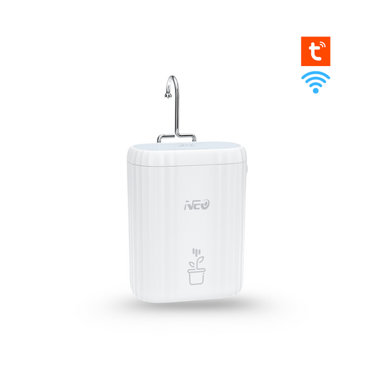 جهاز الري الذكي بالتنقيط WiFi+BLE مزود ببطارية مدمجة ودعم تطبيق Tuya – لنظام الري الآلي للنباتات حتى 10 أوعية
