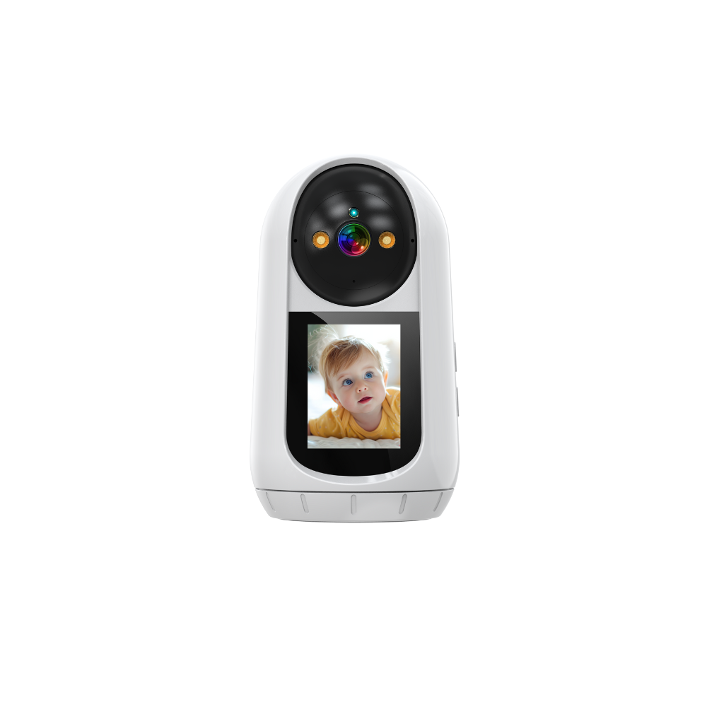 كاميرا ذكية لمكالمات الفيديو بدقة 2MP مع تحكم PTZ وتتبع آلي - شاشة 2.4 إنش ودعم تطبيق Tuya